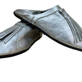 Babouche homme gris