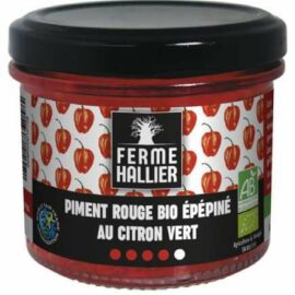 Piment rouge bio épépiné au citron vert